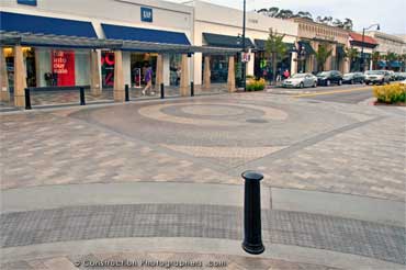 Renovating a downtown business district.
